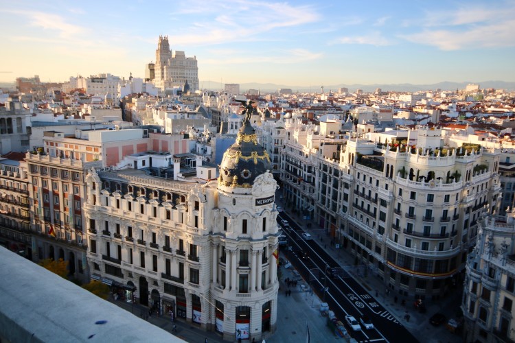 Madrid town centre